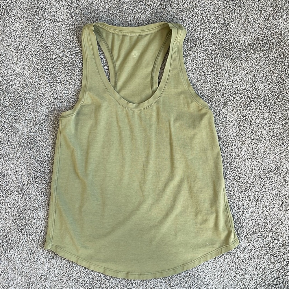 Lululemon Olive Green Love Tank Size 4